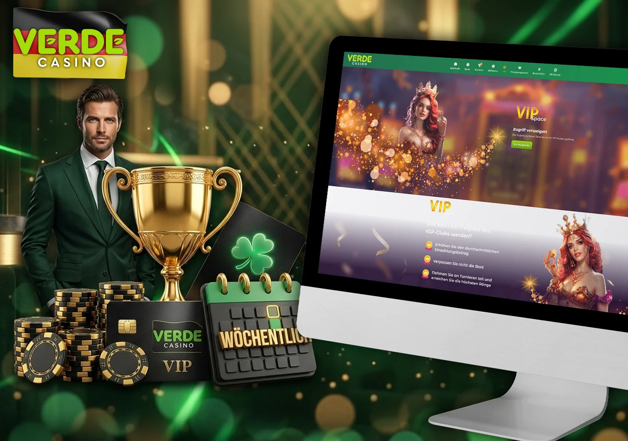 VIP Treueprogramm Stufen und regelmäßige wöchentliche Casino Boni.